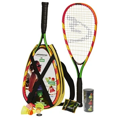 Afbeelding van Speedminton S600 Set Originele starterset voor speedbadminton/Crossminton, inclusief 2 rackets, 3 speeders, speedlights, tas