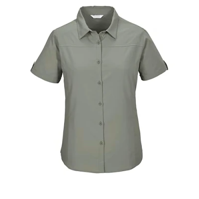 Afbeelding van killtec dames Functionele blouse met korte mouwen KOS 1 WMN WVN SHRT, helloliv, 38, 42840 000
