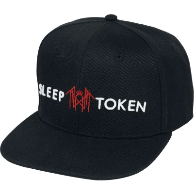 Afbeelding van Sleep Token Logo Cap zwart Polyester Heren Band merch, Bands