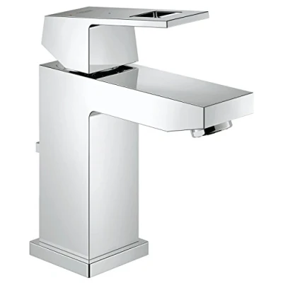Afbeelding van Grohe Eurocube wastafelmengkraan S met waste chroom