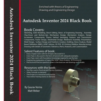 Afbeelding van Autodesk Inventor 2024 Black Book