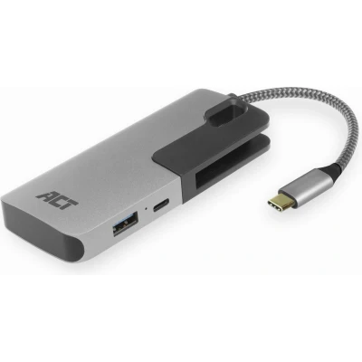 Afbeelding van ACT AC7052 USB C HUB 3x A Kaartlezer PD 60W