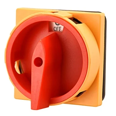 Afbeelding van Heschen Universele Rotary Cam Selector Schakelaar, SZW26 20/2GS, AC660V 20A, 2 Positie Fase 8 Terminals, CE