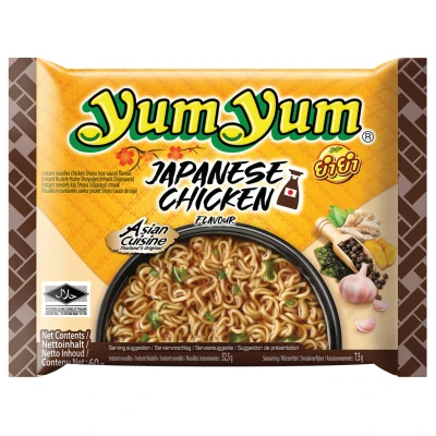 Afbeelding van Yum Instant Noedels Japanse Shoyu Kip 60 g