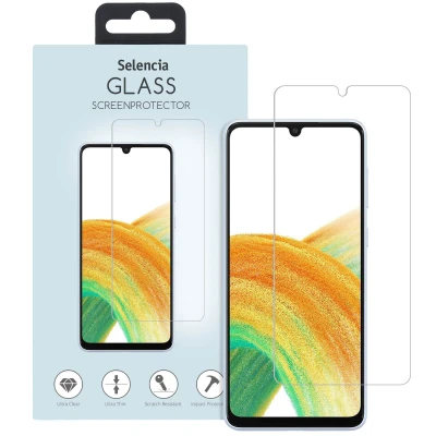 Afbeelding van Screenprotector Samsung Galaxy A34 (5G): Selencia Gehard Glas