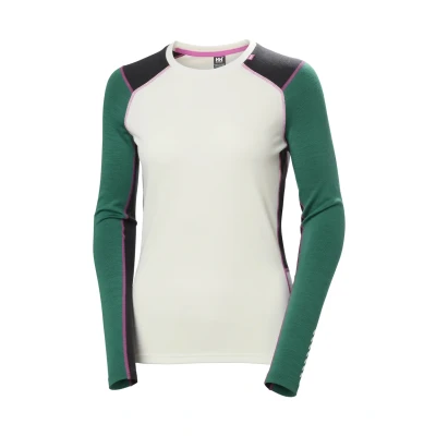 Afbeelding van Helly Hansen LIFA Midweight CREW Hemd, Dames, Maat: Small, Emerald