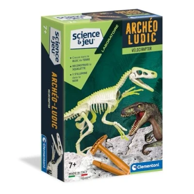 Afbeelding van Dinosaurus Clementoni Archéo Ludic Vélociraptor