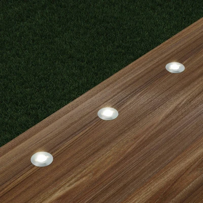 Afbeelding van Lindby LED inbouwspot 3lichts aluminium, polycarbonaat H: 4.8 cm aluminium Inclusief lichtbronnen