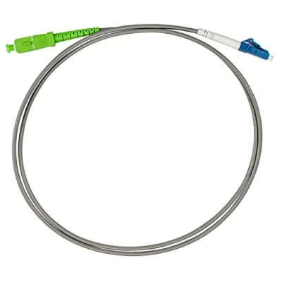 Afbeelding van Axing OAK 1 43 Optische adapterkabel LWL patchkabel SMF glasvezelkabel LC/UPC naar SC/APC stekker m