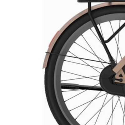 Afbeelding van Cortina Spatbord achter 28 E Nite pling pink champagne matt