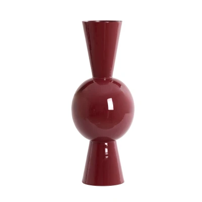 Afbeelding van Light &amp; Living Vaas CHEDI Ø30x75cm Rood