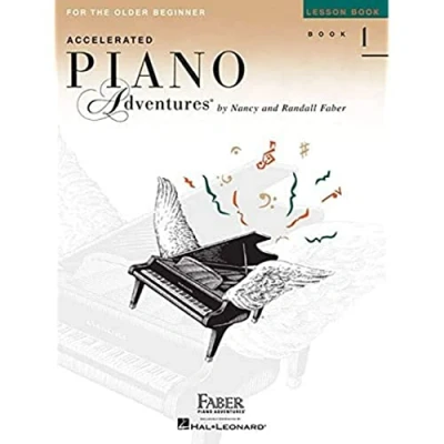 Afbeelding van Nancy faber : piano adventures for the older beginner int. l 1: Lesson Book 1, International Edition: 01