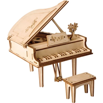 Afbeelding van Robotime Modern 3D Houten Puzzel Piano