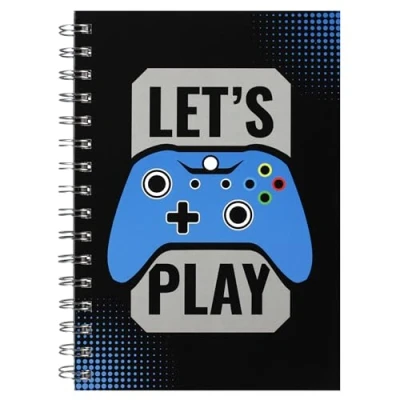 Afbeelding van Let&#039;s Play Spiraalgebonden notitieboek, A5 met harde kaft