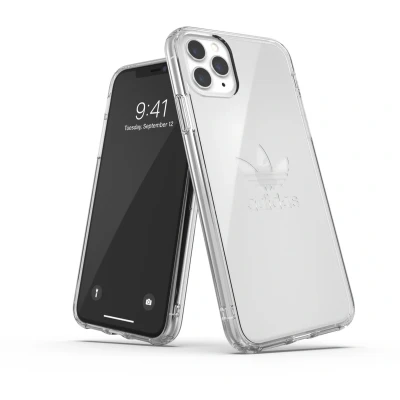 Afbeelding van adidas Originals kunststof hoesje voor iPhone 11 Pro Max doorzichtig