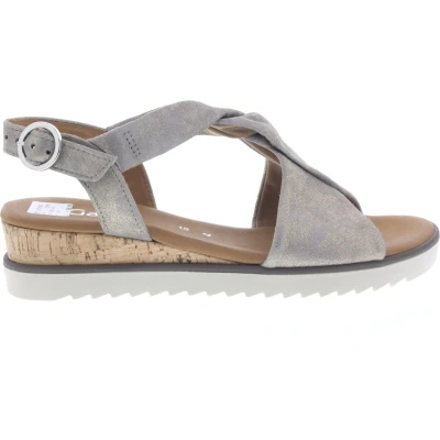 Afbeelding van Gabor Comfort Sandalen met sleehak, Dames, Maat: 40, Muschel Schoenen