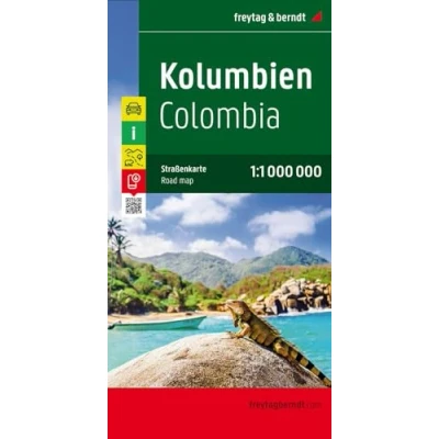 Afbeelding van F&amp;B Colombia: Wegenkaart 1:1 000 000: AK 189