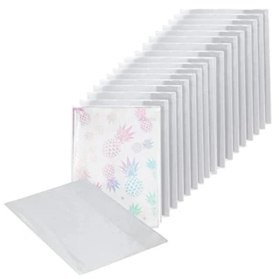 Afbeelding van EXERZ A4 Oefenboekomslag Helder Waterbestendig Slip on beschermende jassen voor notebook, PVC hoes (20 stuks)