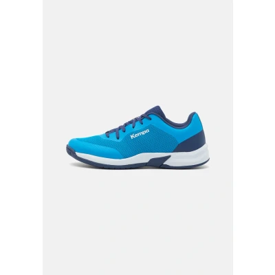 Afbeelding van Kempa Kourtfly Three Handbalschoenen, Heren, Maat: 41, Blue/white Textiel/ synthetisch