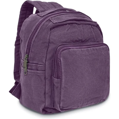 Afbeelding van Inovra ® Stijlvolle Kleine Canvas Rugzak voor Dames en Tieners Perfect Stad, School Werk