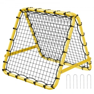 Afbeelding van VEVOR Voetbal Rebounder Net Kick Back Draagbare Voetbaltrainer 40x35x37 Inch