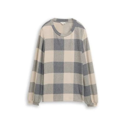 Afbeelding van Tom Tailor Shirt met lange mouwen en patroon