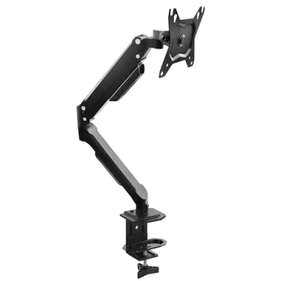 Afbeelding van Atlantis P022 D306ASN GAS Lift Houder en arm voor individuele pc monitoren van 13 tot 32 inch, max. 8 kg, in hoogte verstelbaar, zwenkbaar. Kanteling +/ 45, Pivot 180, Rotaz 360 rotatie