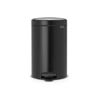 Afbeelding van Brabantia Pedaalemmer 12 liter NewIcon mat/zwart