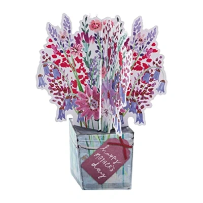 Afbeelding van Hallmark Pop Up Moederdag Kaart 3D Bloemen Boeket Ontwerp