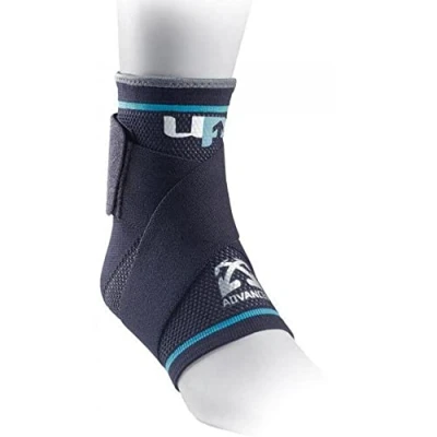 Afbeelding van Ultimate Performance Enkelbrace Advanced Compression Nylon Zwart Mt M