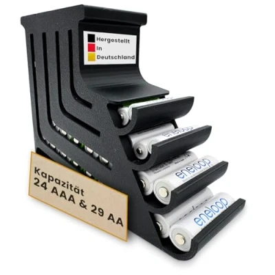 Afbeelding van AA Mignon AAA Micro Opbergbox voor batterijen