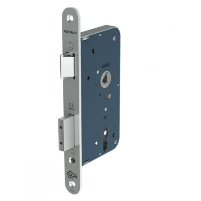 Afbeelding van ASSA ABLOY veiligheids insteekslot doornmaat 50 PC 72 voorplaat afgerond SKG**