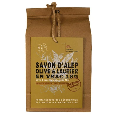 Afbeelding van Tadé Aleppo Zeep Olijf &amp; laurier 1KG