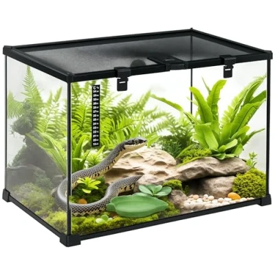 Afbeelding van PawHut Terrarium met thermometer D40 015V02