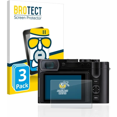 Afbeelding van BROTECT Antireflecterende Glas Screen Protector Mat voor Leica Q3 (3 Stuks) Schermbeschermer [Beschermglas Folie niet Gehard Glas]