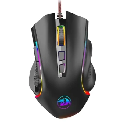 Afbeelding van Redragon M602 NEMEANLION 3000 DPI USB Gaming Mouse voor PC, 7 knoppen, kleuren LED achtergrondverlichting