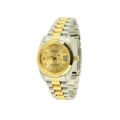Afbeelding van PHILIPPE CONSTANCE &quot;LARGE BI COLOR&quot; STONES GOLD