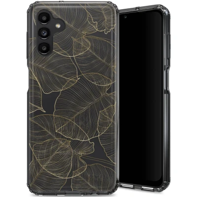Afbeelding van Samsung Galaxy A13 (4G) Hoesje Kunststof Selencia Hardcase/Backcover Goud Telefoonhoesje Shockproof/Valbescherming