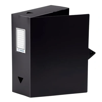 Afbeelding van Viquel Class Doc Nietdoos polypropyleen, rug 100 mm zwart