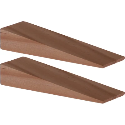 Afbeelding van Deltafix Deurwig 2x hout 7 x 1,2 cm deurstopper Deurstoppers