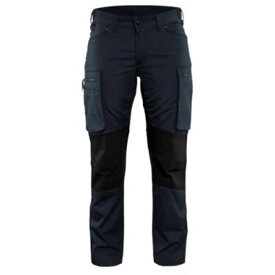 Afbeelding van Blaklader Werkbroek Service Dames Stretc H 7159 DARK NAVY/BLACK C38