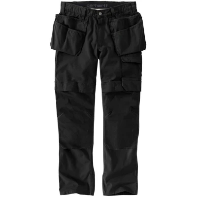 Afbeelding van Carhartt Heren Steel Rugged Flex Relaxed Fit Ripstop Double Front Cargo Multi Pocket Work Utility Pants, zwart, 38W x 30L