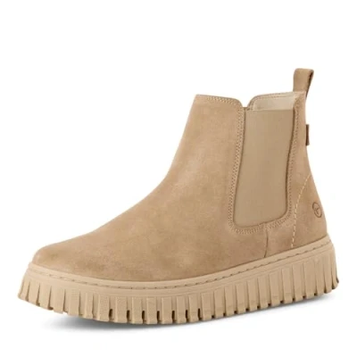 Afbeelding van Tamaris 1 25405 43 Chelsea laarzen voor dames, beige, 41 EU