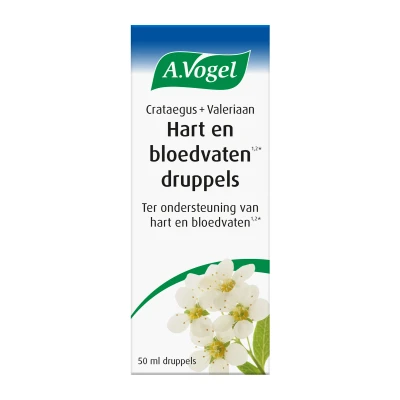 Afbeelding van A Vogel Crataegus + Valeriaan Druppels, 50 ml