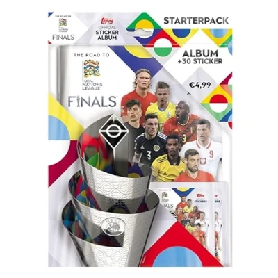Afbeelding van Topps Road to UEFA Nations League Finals Sticker Collectie 2022 Starter Pack