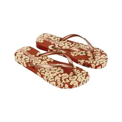 Afbeelding van Ipanema Dames Animal Print III FEM Teenslippers, bruin/koper, 43 EU, Brown Copper, EU