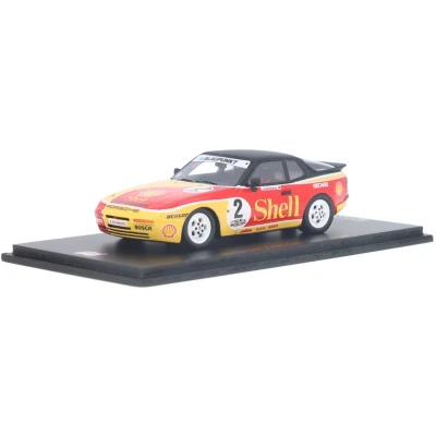 Afbeelding van Porsche 944 Turbo Spark Modelauto 1:43 1988 Armin Schwarz Motorspor SG623 Schaalmodel