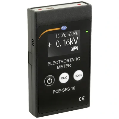 Afbeelding van PCE Instruments Elektrostatisch meetapparaat Elektromagnetisch veld, Vochtigheid, Temperatuur