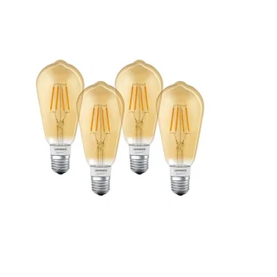 Afbeelding van LEDVANCE LED lamp Lampvoet: E27 Warm wit 2400 K 6 W SMART+ Filament Edison Dimmable [Energie efficiëntieklasse A++] 4 stuks