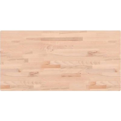 Afbeelding van Wastafelblad 100x50x4 cm massief beukenhout